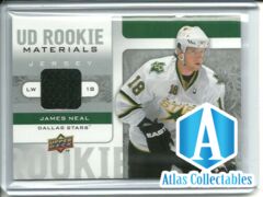 2008-09 Upper Deck UD Rookie Materials Jersey James Neal #RM-JN Dallas Stars